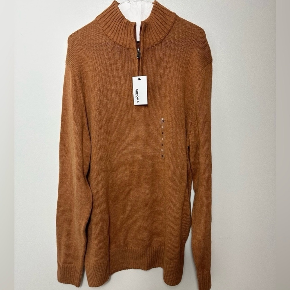 *NWT Sonoma|Quarter Zip Sweater|Size XL